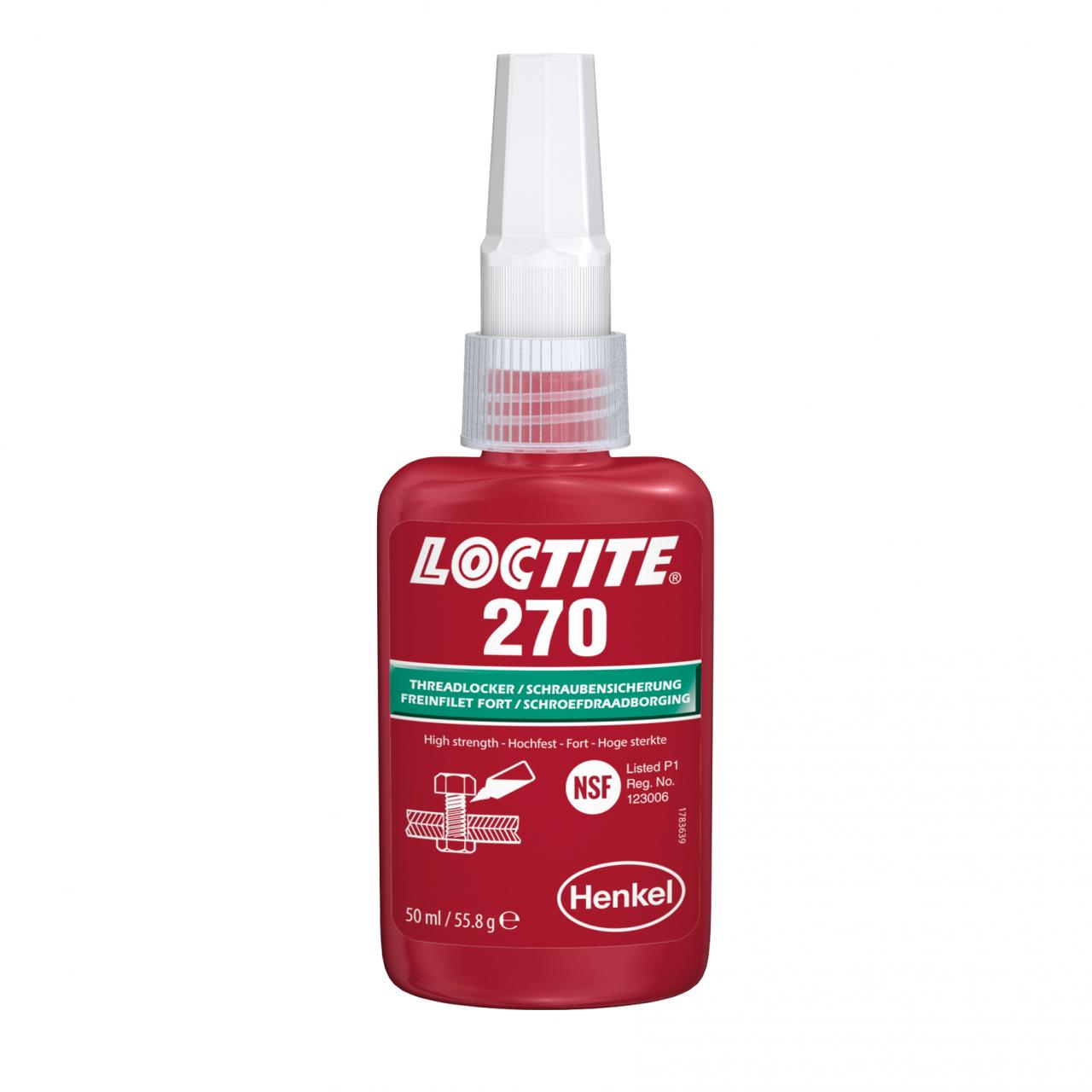 Loctite 270 50ml hőálló nagy szilárdságú csavarrögzítő